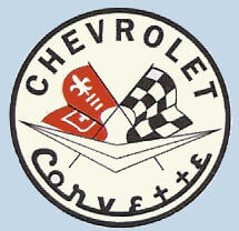 (image for) Corvette Sticker 1950s